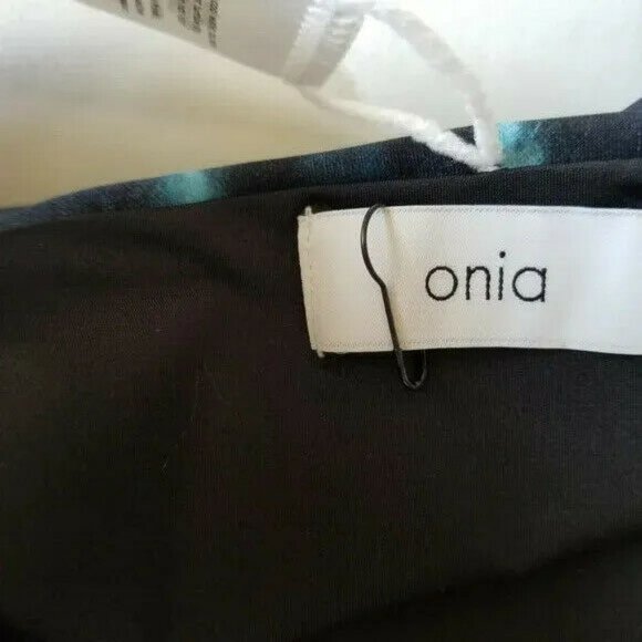 New Onia Navy Print String Bikini Bottom - Picture 8 of 8